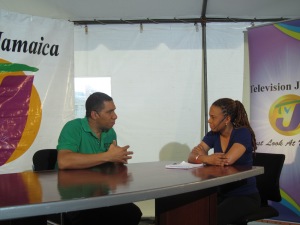 Interviewing JLP Leader Andrew Holness 